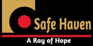 *decorative* Logo Text: Safe Haven: A ray of hope